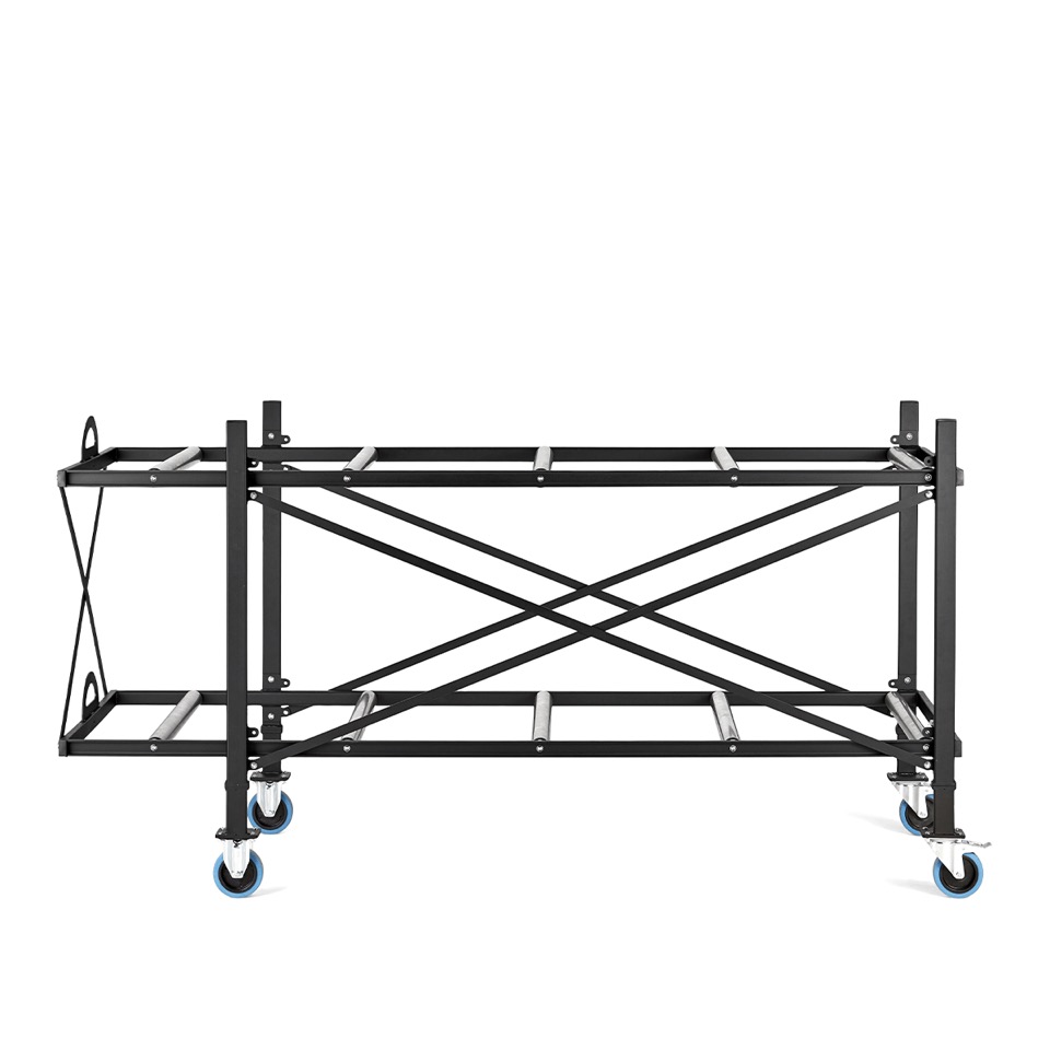 Kistereol med mulighed for på montering af hjul med låsemekanisme